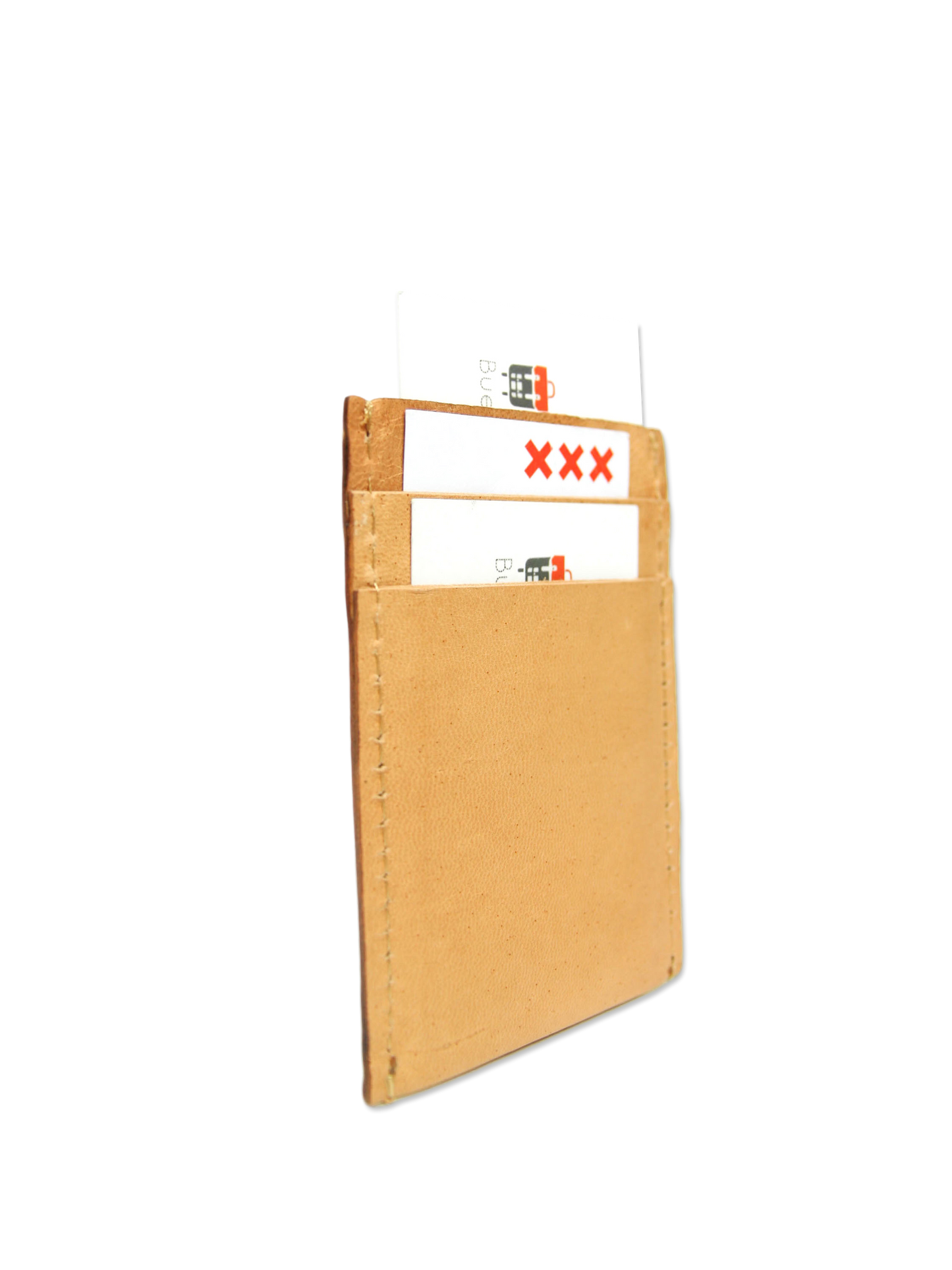 Handcrafted leather card wallet