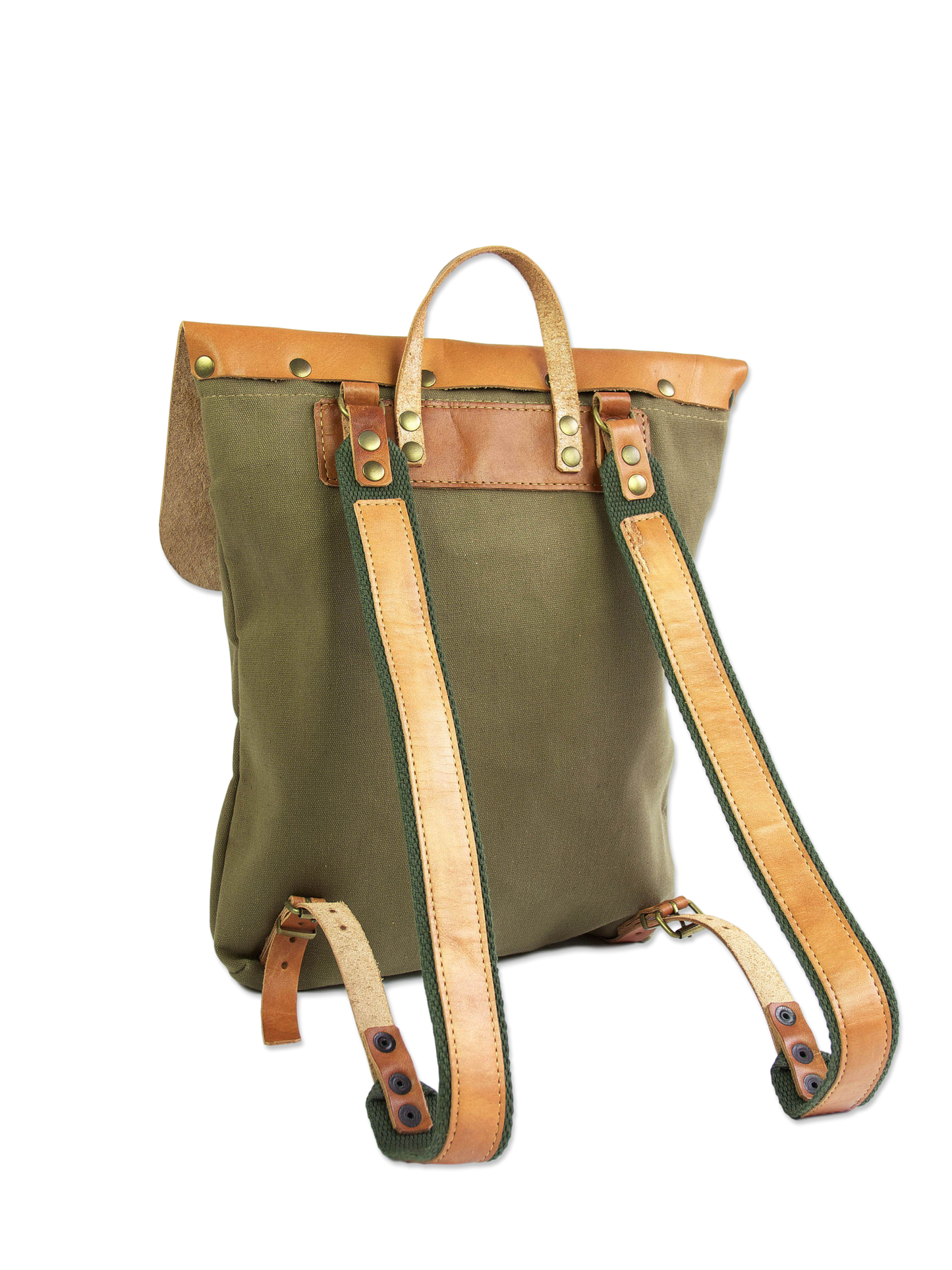 Simple handmade backpack sustainable