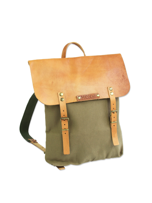 Simple handmade backpack fair trade