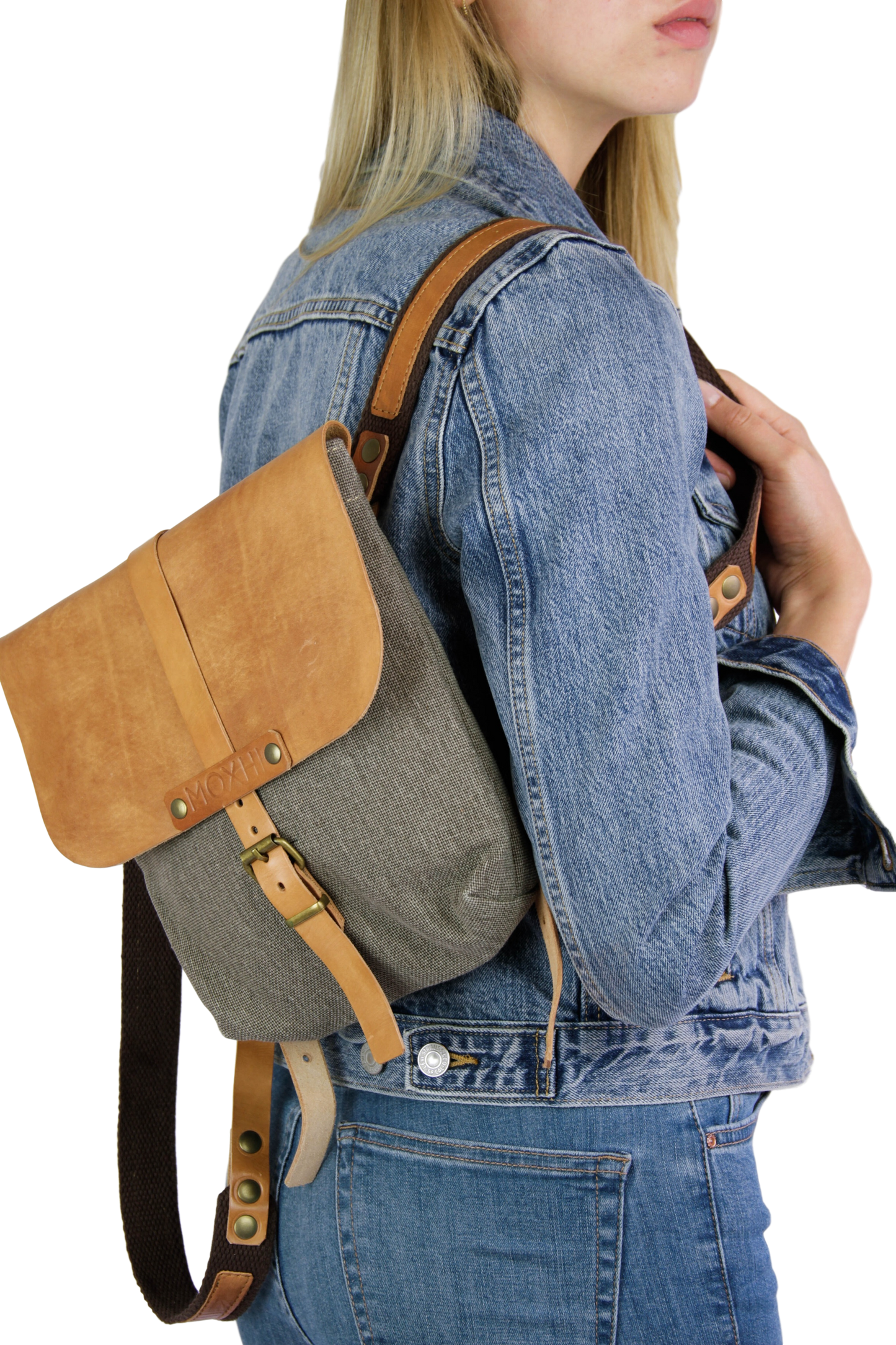 Small artisanal backpack handmade
