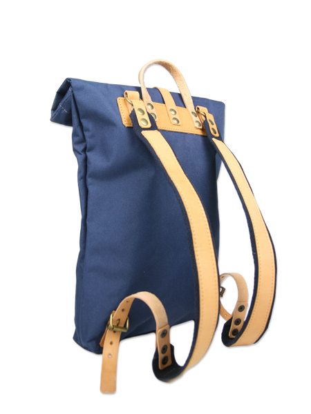 Handmade rolltop backpack
