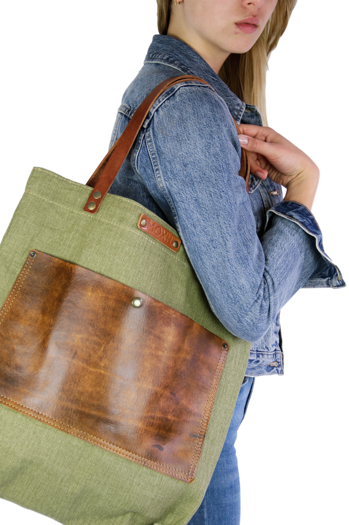 Fair trade shopper bag handmade