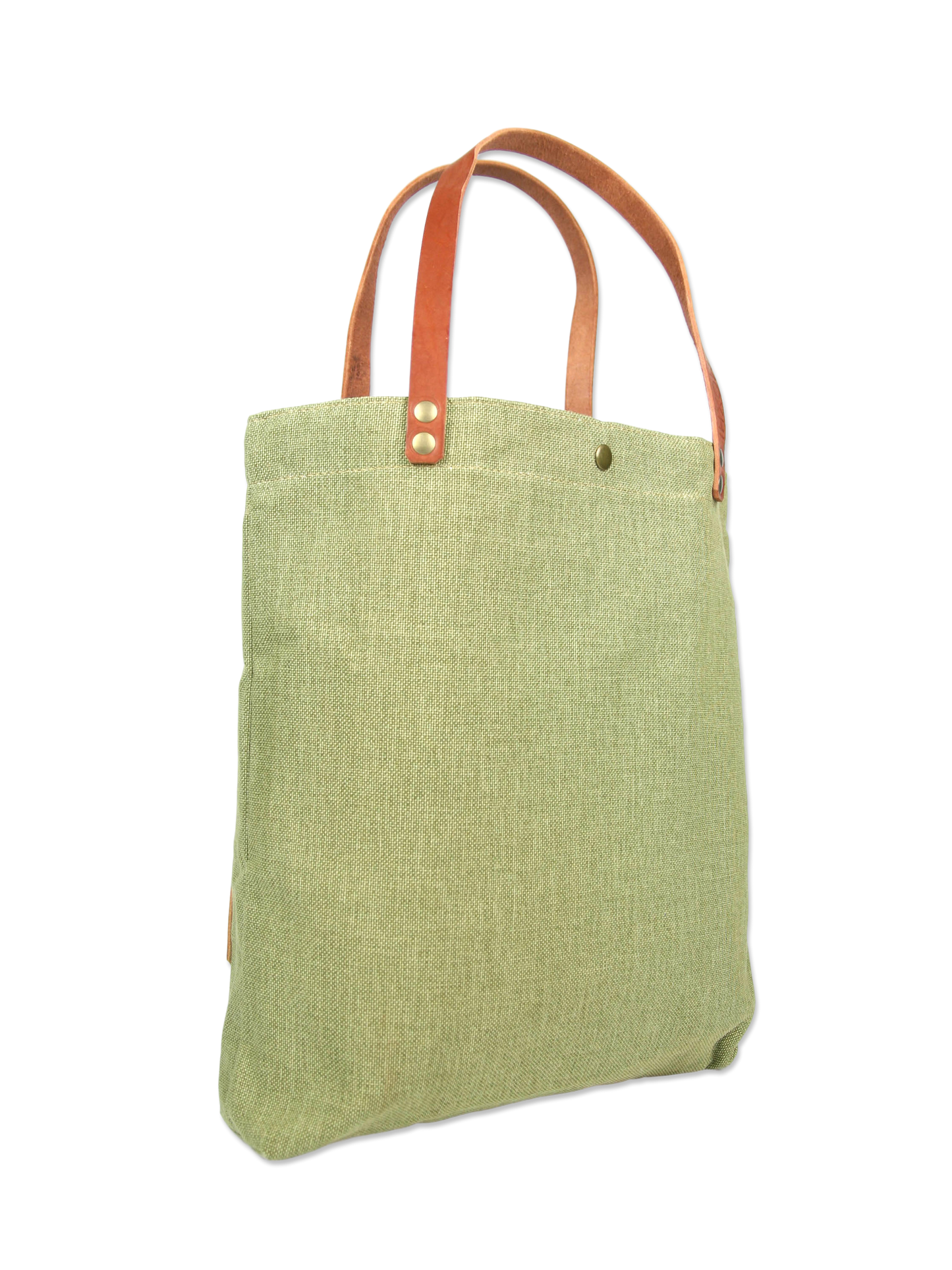 Handcrafted leather shopper bag