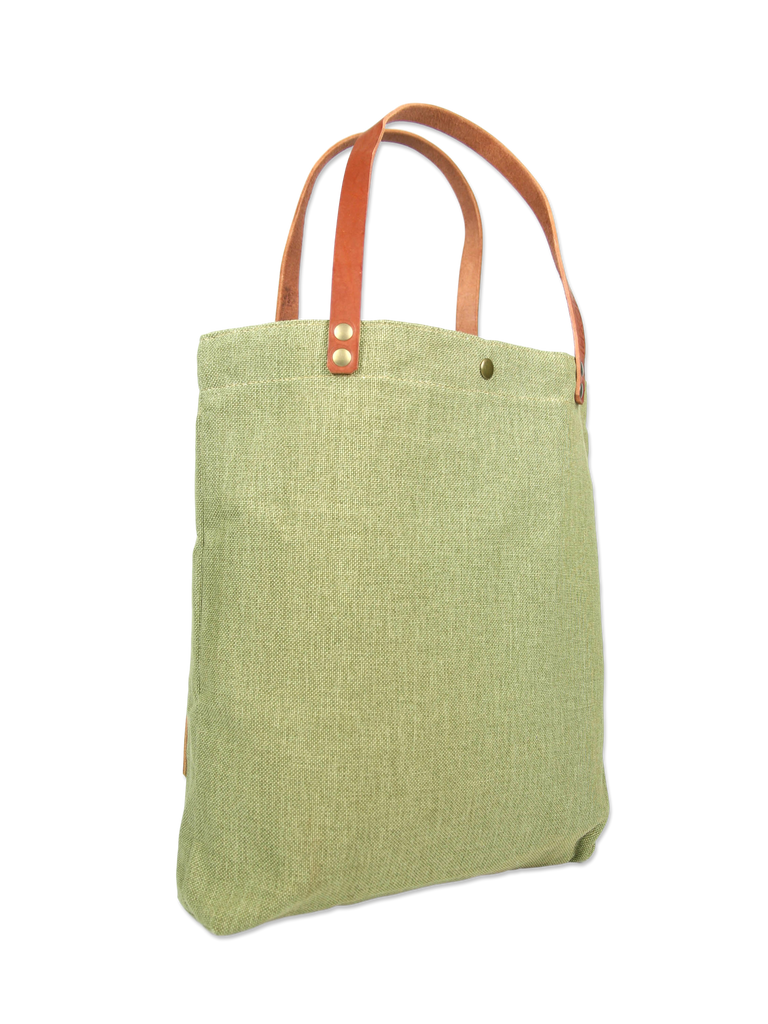 Handcrafted leather shopper bag