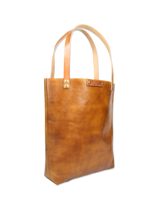 Classic leather tote bag