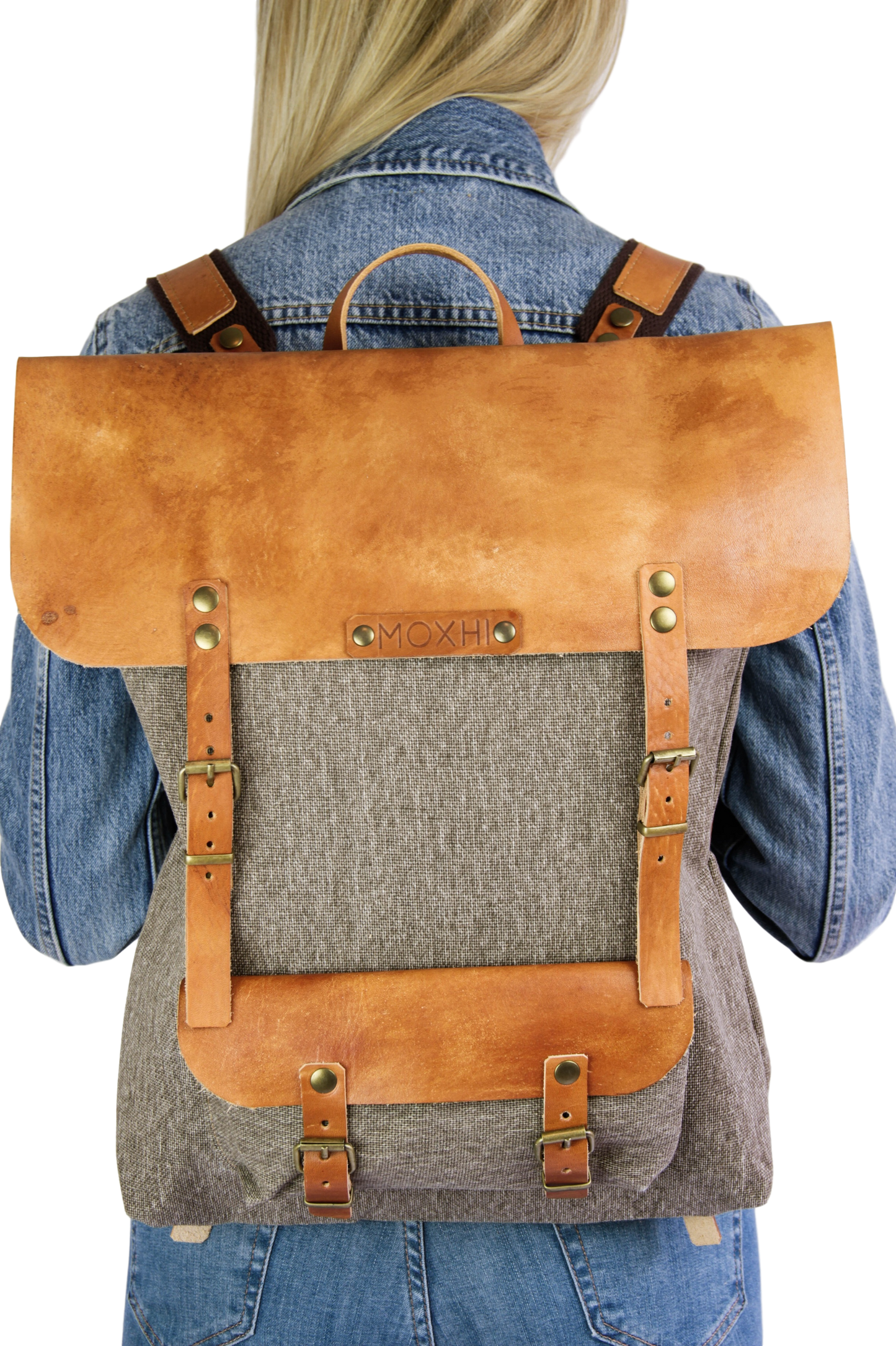 Handmade backpack vintage sustainable
